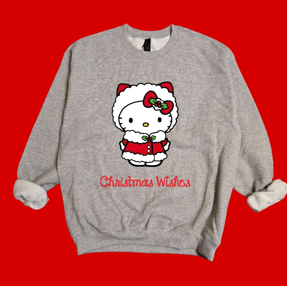 Hello kitty christmas sweatshirt - Picture 1 of 2